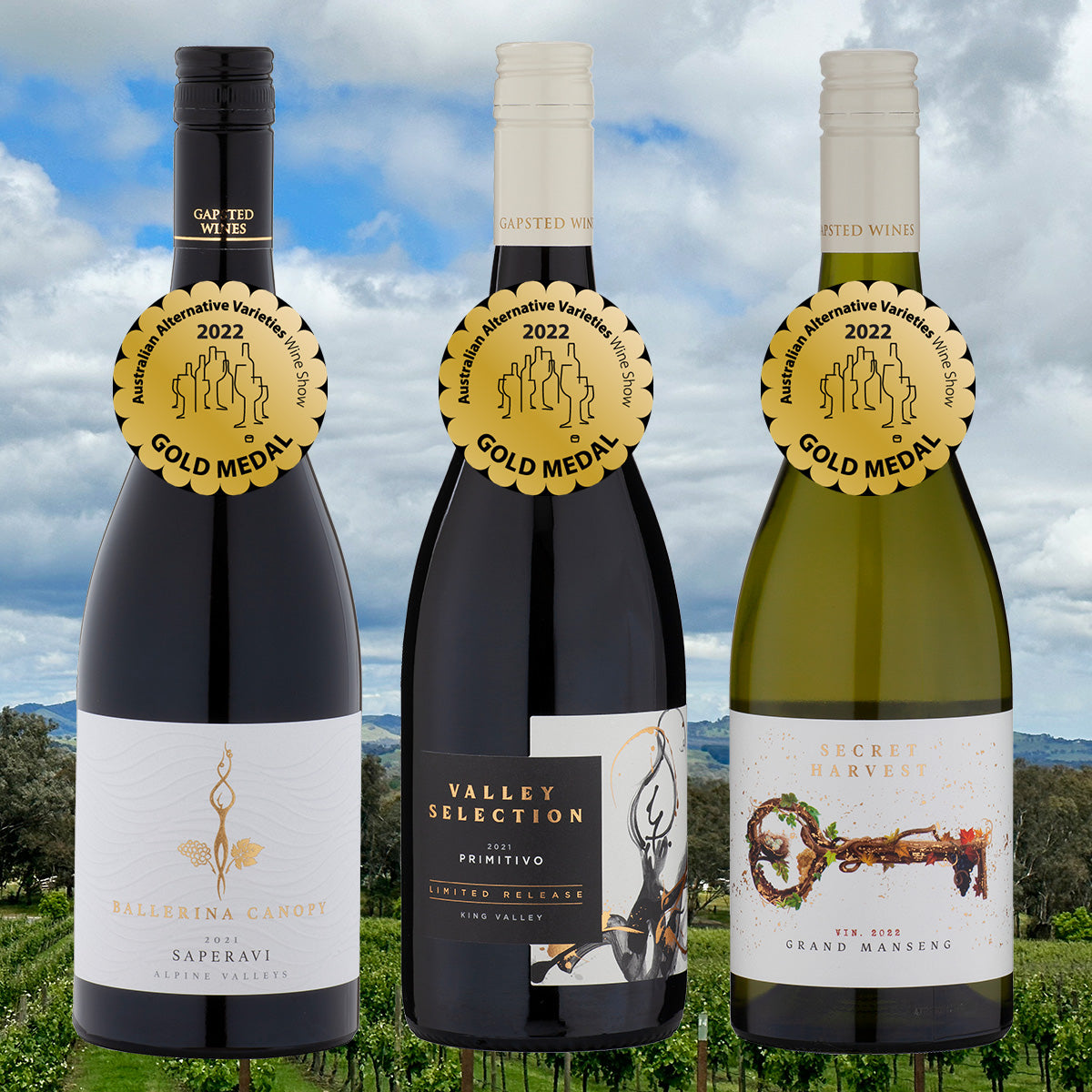 2022 Australian Alternative Varieties Wine Show Gold Medals