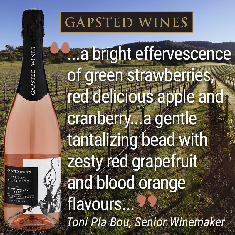 Introducing our Valley Selection Pinot Grigio Rosé