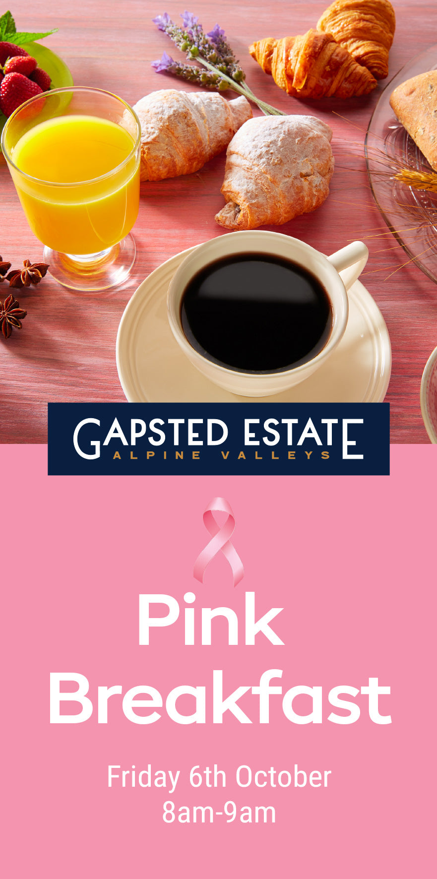 Pink Breakfast - Gapsted Estate